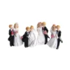 Deko-Hochzeitspaare, Steinharz, 4er Set