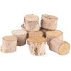 Deko-Holzstämme 2, Ø1,8cm bis 3cm, 1,7cm bis 2cm lang, 10 Stück