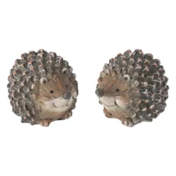 Deko-Igel, 7,5cm hoch, 6cm breit, 5,5cm tief, 2 Stück