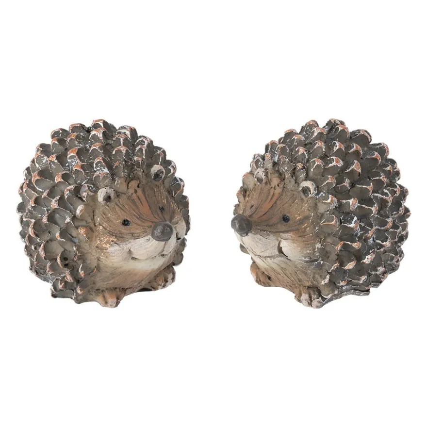 Deko-Igel, 7,5cm hoch, 6cm breit, 5,5cm tief, 2 Stück