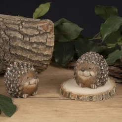 Deko-Igel, 7,5cm hoch, 6cm breit, 5,5cm tief, 2 Stück