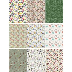 Deko-Karton, Hobby, DIN A4, 9er Set