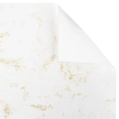Deko-Karton, Marmoroptik, DIN A4, 230g/m², Marmoroptik in Weiß/Gold, 20 Bogen