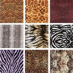Deko-Karton Set "Animal Print", DIN A4, 9 Bogen