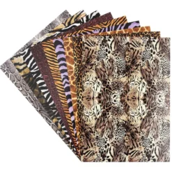 Deko-Karton Set "Animal Print", DIN A4, 9 Bogen