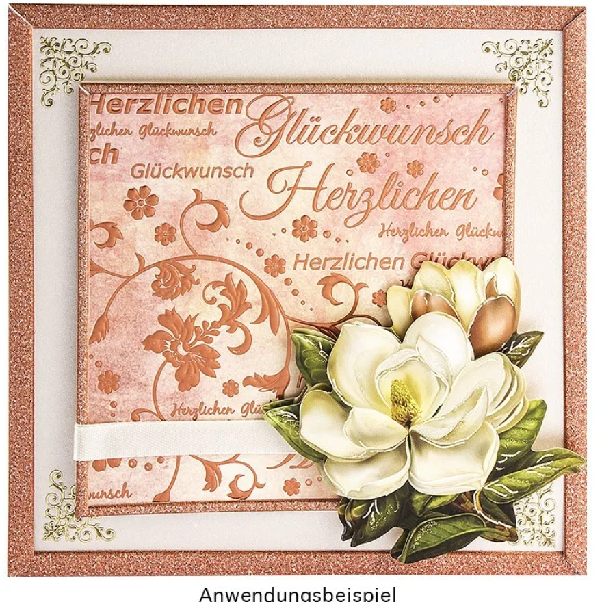 Deko-Karton, Unique, Glückwünsche, DIN A4, 250 g/m², 4 Designs in 5 Farben, 20 Bogen