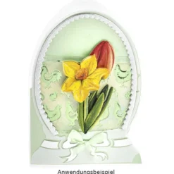 Deko-Karton, Unique, Ostern, DIN A4, 250 g/m², 4 Designs in 5 Farben, 20 Bogen