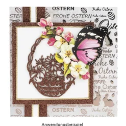 Deko-Karton, Unique, Ostern, DIN A4, 250 g/m², 4 Designs in 5 Farben, 20 Bogen