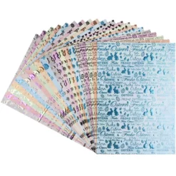 Deko-Karton, Unique, Ostern, DIN A4, 250 g/m², 4 Designs in 5 Farben, 20 Bogen