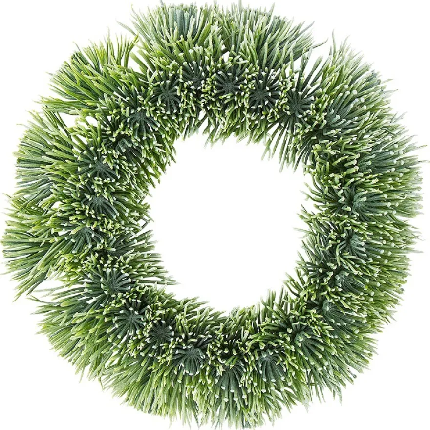 Deko-Kranz, Design 10, innen: Ø 11cm, außen: Ø 19cm, mit Lärchennadeln