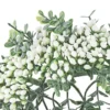 Deko-Kranz, Design 7, innen: Ø 11cm, außen: Ø 25cm, mit weißen Knospen