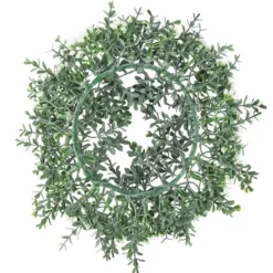 Deko-Kranz, Design 7, innen: Ø 11cm, außen: Ø 25cm, mit weißen Knospen