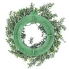 Deko-Kranz, Design 2, innen: Ø 9,5cm, außen: Ø 25cm, mit weißen Knospen