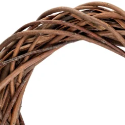 Deko-Kranz, Weide, Ø 30cm, 6cm hoch, dunkelbraune Zweige