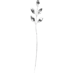 Deko-Kristallzweige am Draht, 13cm, klar, 10 Stück