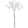 Deko-Kristallzweige, Diamanten, 17cm,, transparent, klar, 10 Stück