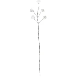 Deko-Kristallzweige, Diamanten, 17cm,, transparent, klar, 10 Stück