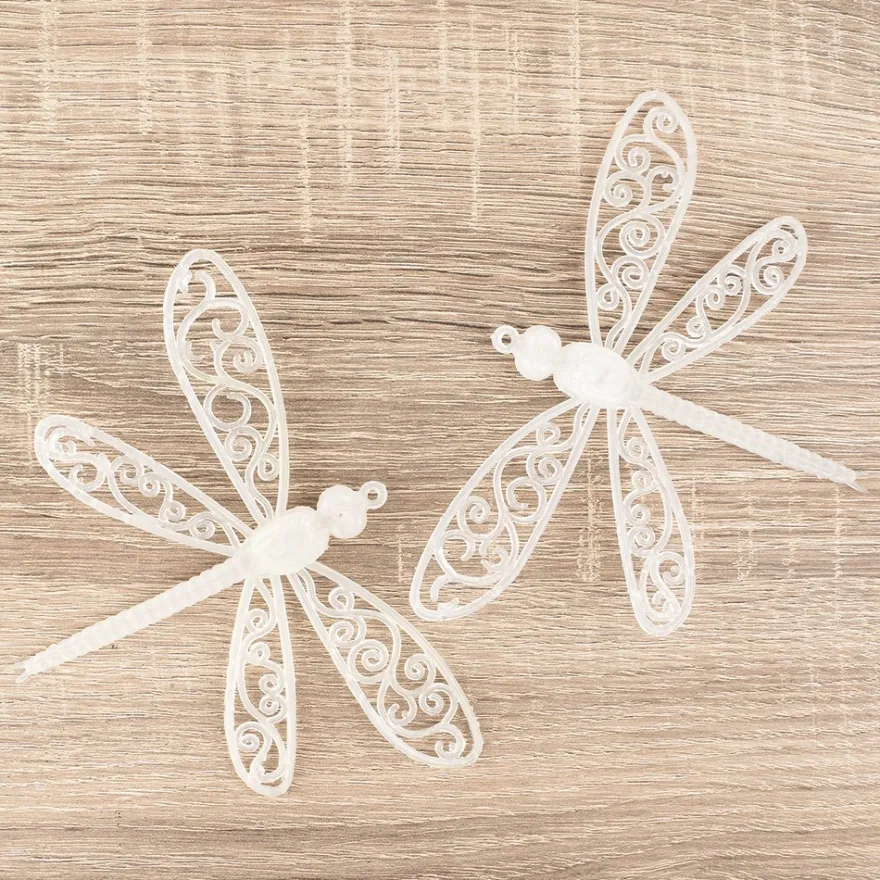 Deko-Libellen, Rohlinge, 11cm x 15,5cm, 10 Stück