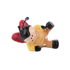 Deko-Marienkäfer "Lucky Lo" 3, Steinharz, in Geschenktüte, 2,5cm