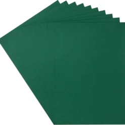 Deko-Papier/Stanz-Papier, 15,5 x 21,5 cm, 180g/m², 10 Blatt, dunkelgrün