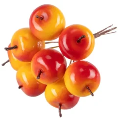 Deko-Äpfel am Draht, 12cm lang, 8 Stück
