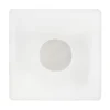 Deko-Quader, Rohling, 10cm x 10cm, 12cm hoch, transluzent-weiß