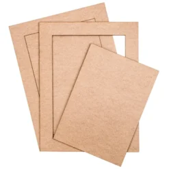 Deko-Rahmen & Kreativplatten, Rohlinge, 2 Rahmen, 2 Platten, 35cm x 25cm