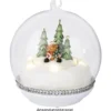 Deko-Rentiere mit Weihnachtsbaum, 3 x 2,5 cm, 5er Set