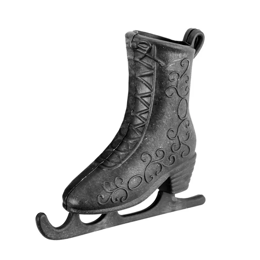 Deko-Schlittschuhe 1, Rohlinge, 8cm x 7cm x 2,5cm, 4 Stück