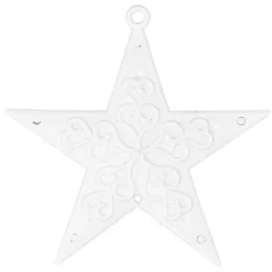 Deko-Sternornamente 1, Rohlinge, 8,5cm x 8,5cm, 13 Stück