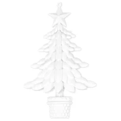 Deko-Tannenbäume 3, Rohlinge, 9,6cm x 15cm x 3cm, 6 Stück
