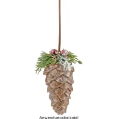 Deko-Tannenzapfen, Rohlinge, Ø 6cm x 12,5cm, 2 Stück