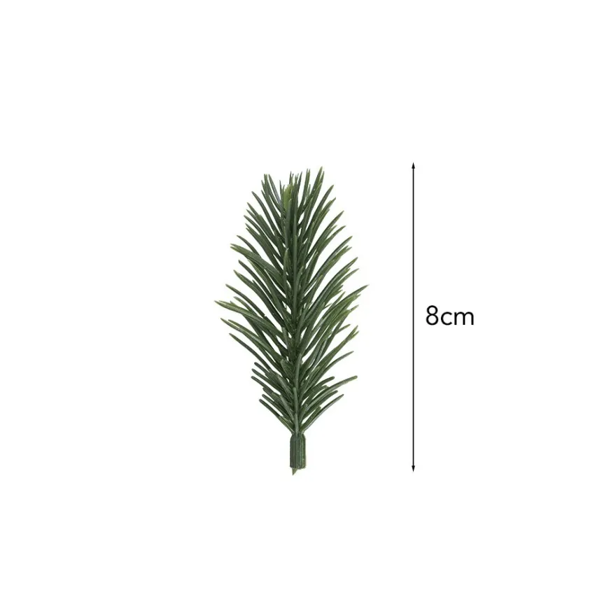 Deko-Tannenzweige, 8cm lang, grün, 38 Stück