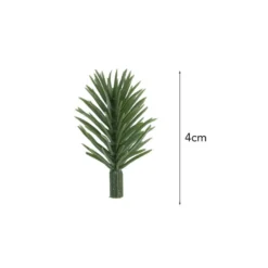 Deko-Tannenzweige, 4cm lang, grün, 60 Stück