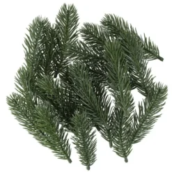Deko-Tannenzweige, 10cm lang, grün, 20 Stück