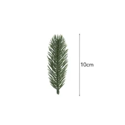 Deko-Tannenzweige, 10cm lang, grün, 20 Stück