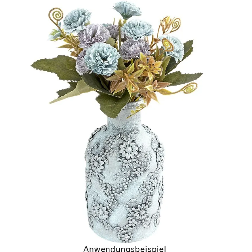 Deko-Vase, Glas, Ø 9cm, 16cm hoch, transparent, klar