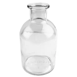 Deko-Vase, Glas, Ø 9cm, 16cm hoch, transparent, klar