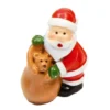 Deko-Weihnachtsmänner mit Sack, 3 x 2,5 cm, 5er Set