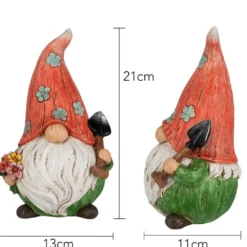 Deko-Wichtel mit Schaufel, 21cm hoch, 13cm breit