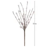 Deko-Zweige mit rosa Weidenkätzchen, 33cm lang, 5 Stück