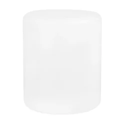 Deko-Zylinder, Rohling, Ø10cm, 12cm hoch, transluzent-weiß