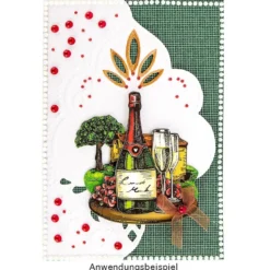 Deluxe-Grußkarten "Ornament", B6, 10 Stück, inkl. Einleger & Umschläge