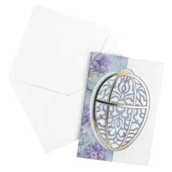 Deluxe-Grußkarten, Osterei, 11,5cm x 16,5cm, 5 Designs, inkl. Einleger und Umschläge, 30-teilig