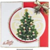 Deluxe-Grußkarten, "Weihnachtskugel 2", 16cm x 16cm, 10 Stück, inkl. Einleger & Umschläge