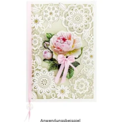 Deluxe-Laser-Grußkarten, Design 2, 11,5cm x 16,5cm, inkl. Einleger und Umschlag, 5 Stück