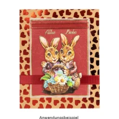 Design-Papier, Hintergründe, DIN A4, 250g/m², 10 Designs, 10 Bogen