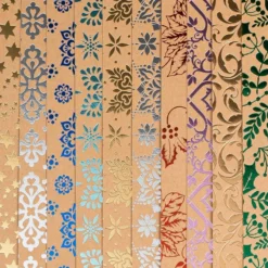 Design-Papier, Winter/Weihnachten 2, DIN A4, 250g/m², 10 Designs, 10 Bogen