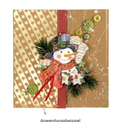 Design-Papier, Winter/Weihnachten, DIN A4, 250g/m², 10 Designs, 10 Bogen