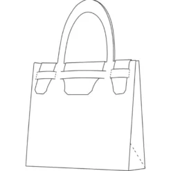 Design-Schablone "Edle Handtasche", DIN A3